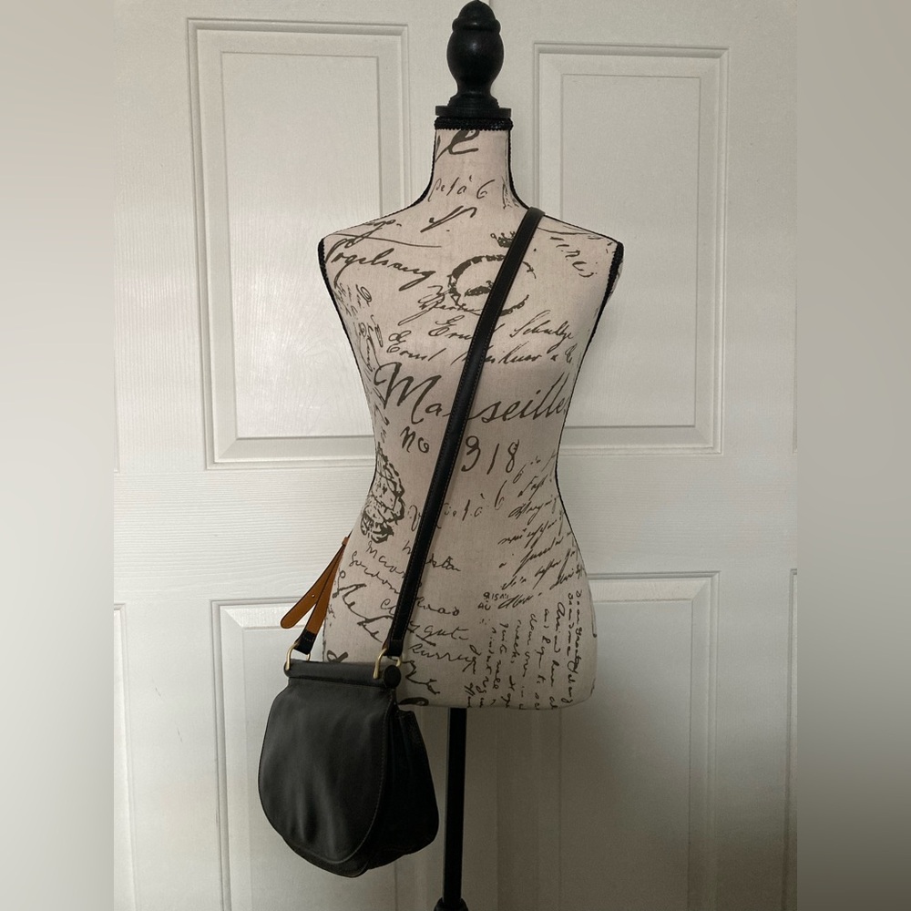 Vera Bradley Side Saddle Leather Crossbody